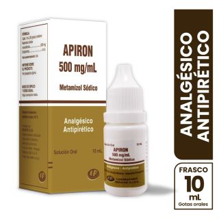 Solución Oral-Gotas Apiron 500 Mg/ML - Frasco 10 ML