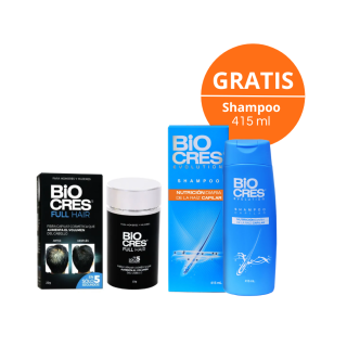 Biocres Full Hair Negro - Frasco 22 G