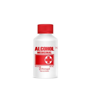 Alcohol 70° Portugal - Frasco 60 ML