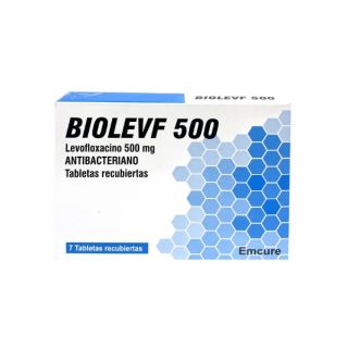 Biolefv 500 mg tabletas - Caja 7 UN