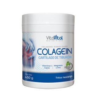 VitaVital Colagein Sabor Naranja - Frasco 450 G