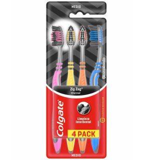 Colgate Cepillo Zig Zag Charcoal - Blister 1UN