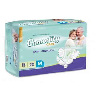 Pañal Comodity Care Talla M - Bolsa 20 UN