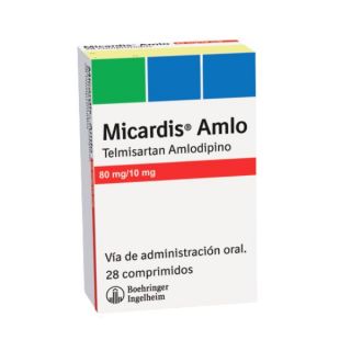 Micardis Amlo 80/10 Mg Comprimidos - Caja 28 UN