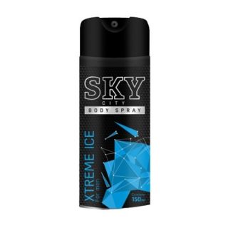 Sky City Body Spray Xtreme Ice - Frasco 150 Ml