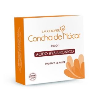 Jabón Concha De Nácar Con Ácido Hialurónico - Barra 80 G