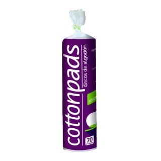 Cotton Pads Discos Desmaquillante - Bolsa 70 UN
