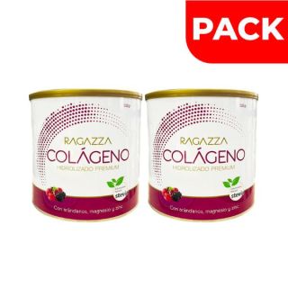 Dúo Pack Colágeno Ragazza Polvo - Pote 500 G