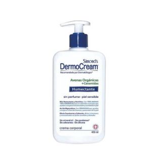 Dermo Cream Simond´s Avena Orgánica  +  Ceramidas - Frasco 400 Ml