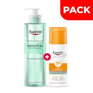 Eucerin Dermopure Gel & Sun Oil Control - Pack 2 UN