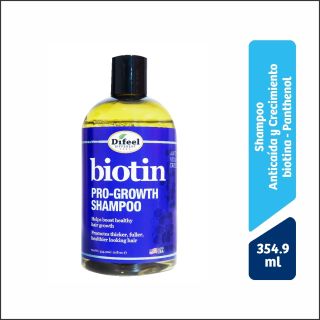 Shampoo Anticaída Difeel Biotin- Frasco 354.9 ML