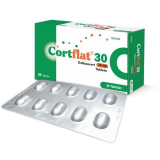 Cortflat 30 Mg Tabletas - Blíster 10 UN