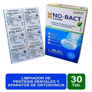 No-Bact Clean Sabor Menta - Caja 30 UN