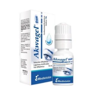 Akwagel Solución Oftalmológica 1%  - Frasco 15 ML