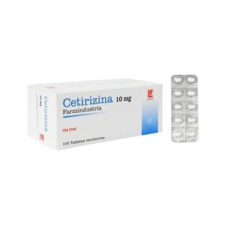 Cetirizina  10MG - Caja 100 UN
