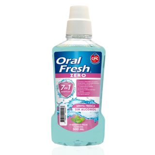Oral Fresh Zero 7 en 1 Menta Fresca - Frasco 500 ML