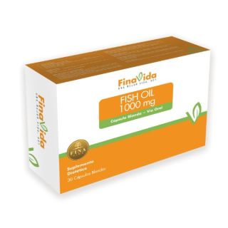 Suplemento Dietético Fish Oil 1000mg FinaVida Cápsulas Blandas - Frasco 30 Un