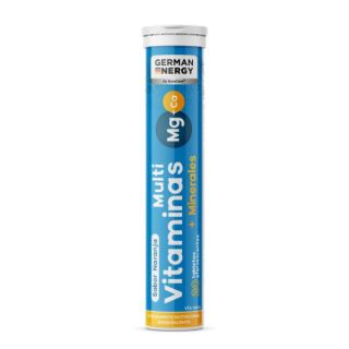 Multivitaminas + Minerales German Energy Sabor Naranja - Tubo 20 UN