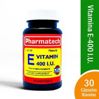 Vitamina E 400 UI - Frasco 30 UN