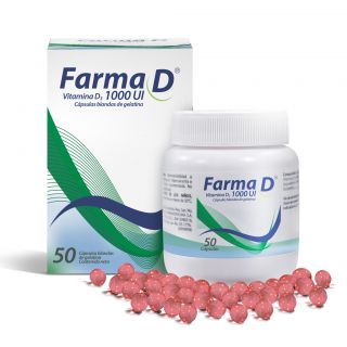 Farma D3 1000Ui  Cápsulas Blandas - Frasco 50 UN
