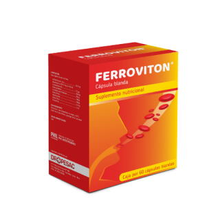 Ferroviton Cápsulas Blandas - Caja 60 UN