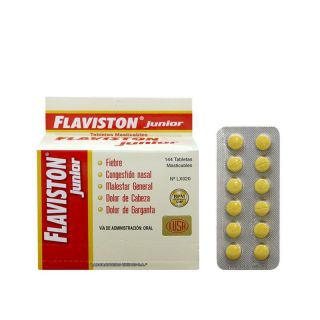 Flaviston Jr. Tabletas Masticables - Blíster 12 UN