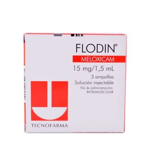 Flodin 15 Mg Ampolla - Caja 3 UN 