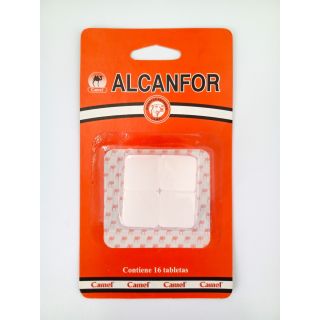 Alcanfor Refinado Tabletas - Caja 60 Un