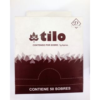 Tilo (Flores Y Hojas) 1 Gr - Caja 50 UN