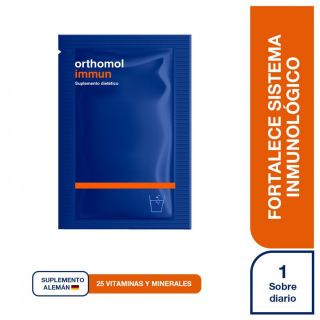 Suplemento Vitamínico Orthomol Immun - Sobre 1 UN
