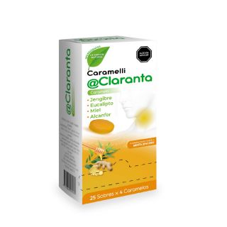 Aclaranta Caramelo Sabor Menta Jengibre - Sobre 4 UN