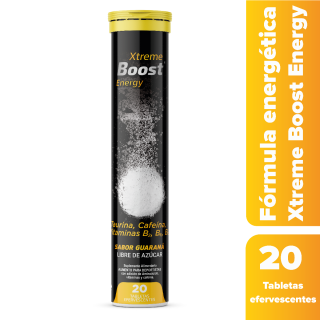 Xtreme Boost Energy Guarana - Tubo 20 UN