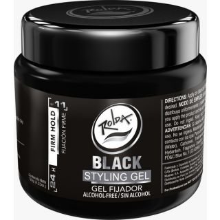 Rolda Gel Fijador Black  - Frasco 120 G