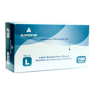 Guantes Descartables Talla L - Caja 100 UN