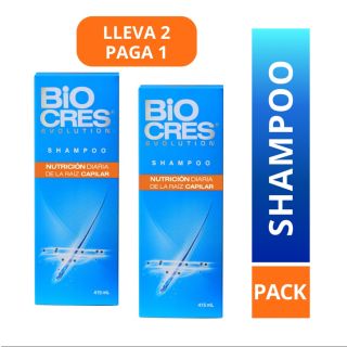 2x1 Biocres Shampoo Duo Nutrición - Frasco 415 Ml