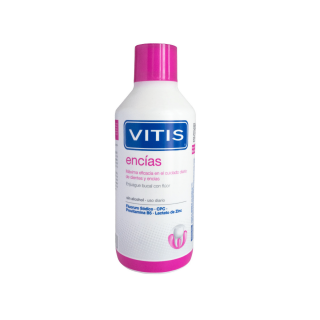 Vitis Encías Enjuague Con Flúor - Frasco 500 Ml