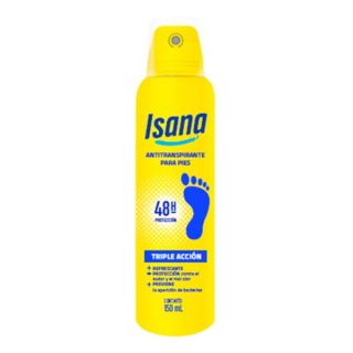Isana Aerosol Antitranspirante Para Pies 48 Hrs - Frasco 150 Ml