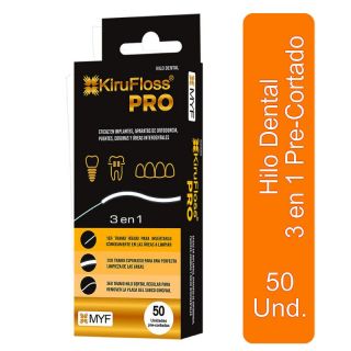 Kirufloss Pro Hilo Dental - Caja 50 UN