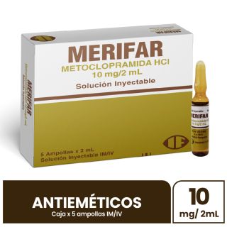 Merifar 10 Mg/2 ML Solución Inyectable - Caja 5 Ampollas