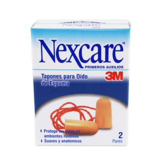 Tapones Oido Nexcare con cordones - Unidad 1 UN