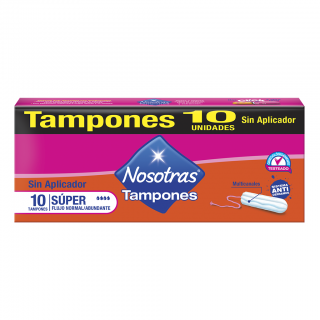 Nosotras Tampones Digital Súper - Caja 10 UN