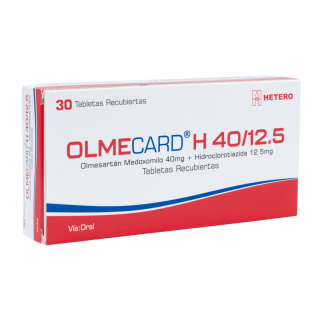 Olmecard H  40/12.5 Tableta Recubierta - Caja 30 UN
