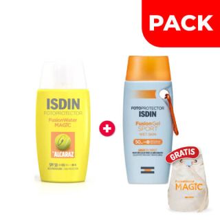 Isdin Fotoprotector Fusion Water Magic by Alcaraz + Gel Sport