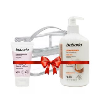 Babaria Crema Manos + Jabón + Neceser - Pack 3 UN