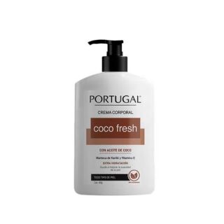 Portugal Crema Corporal Coco Fresh - Frasco 450 G