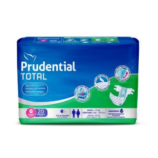 Pañal Prudential Total Talla G - Bolsa 20 UN