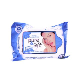Toallitas Facia Pure & Soft - Bolsa 25 UN
