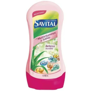 Savital Acondicionador Multivitaminas y Sábila - Frasco 490Ml