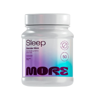 More Sleep Gomitas Sabor Cola - Frasco 50 UN