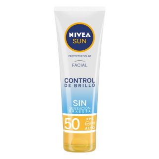 Sun Face Nivea Shine Control Cream FPS 50 - Frasco 50 Ml